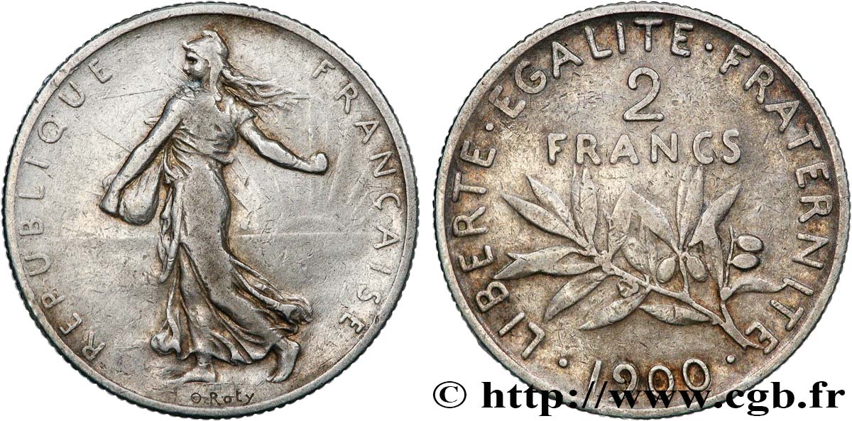2 francs Semeuse 1900  F.266/4 TB 