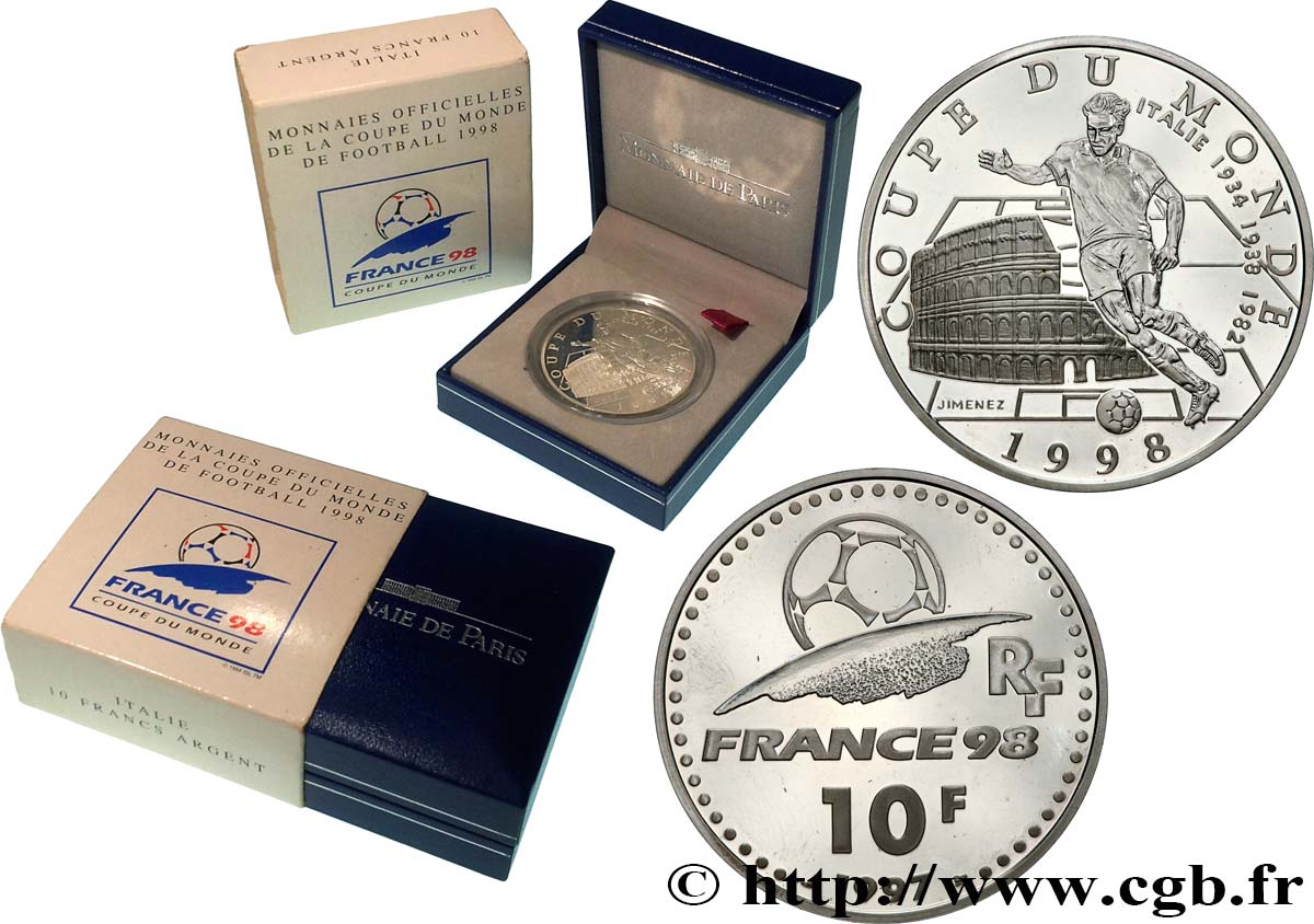 Belle Épreuve 10 Francs - Italie 1997 Paris F.1311 1 AU+ 