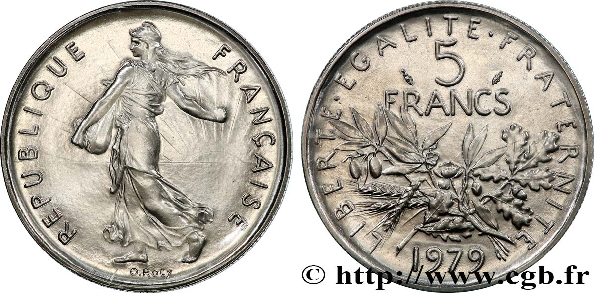 5 francs Semeuse 1979 Pessac F.341/11 MS 