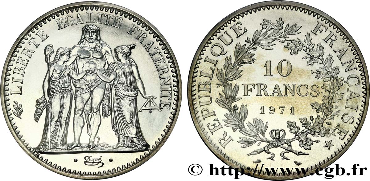 10 francs Hercule 1971  F.364/10 MS 