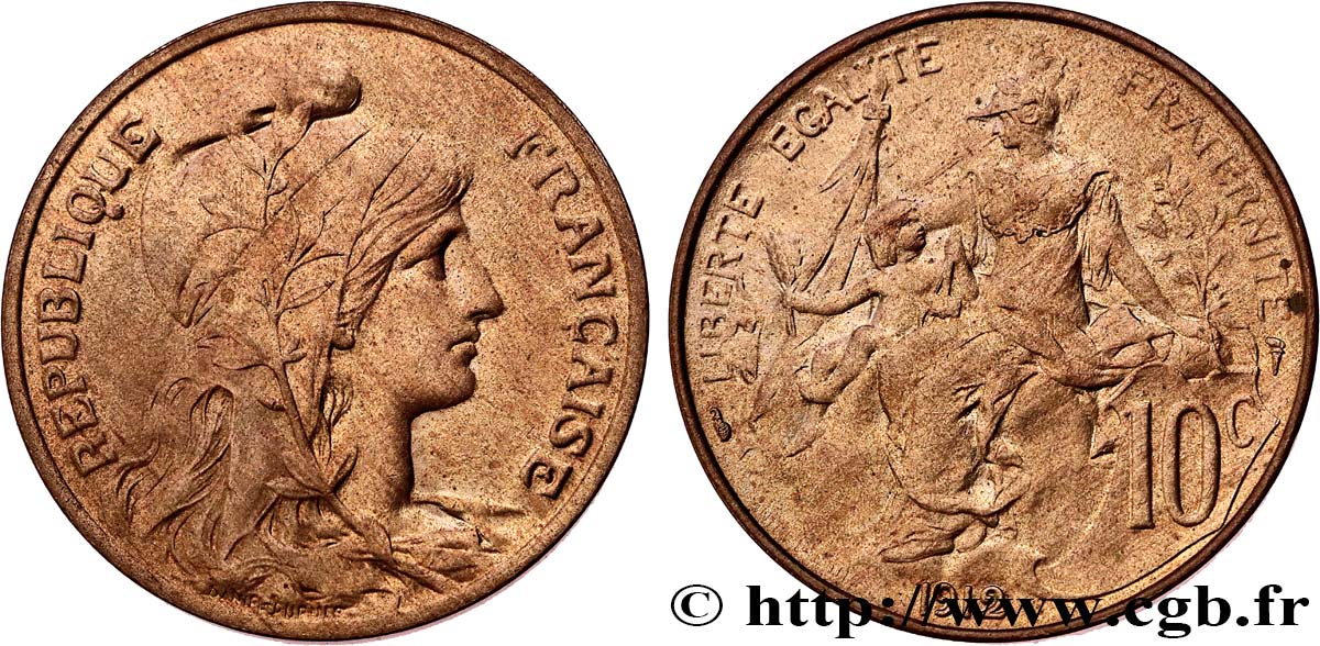 10 centimes Daniel-Dupuis 1912  F.136/21 FDC65 