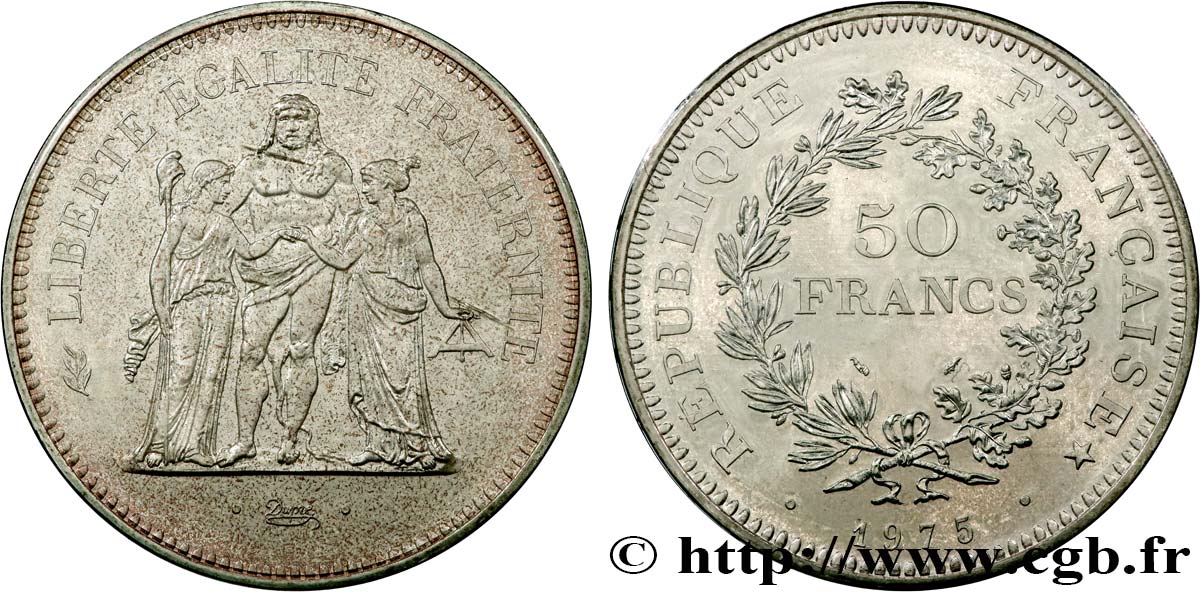 50 francs Hercule 1975  F.427/3 MS 