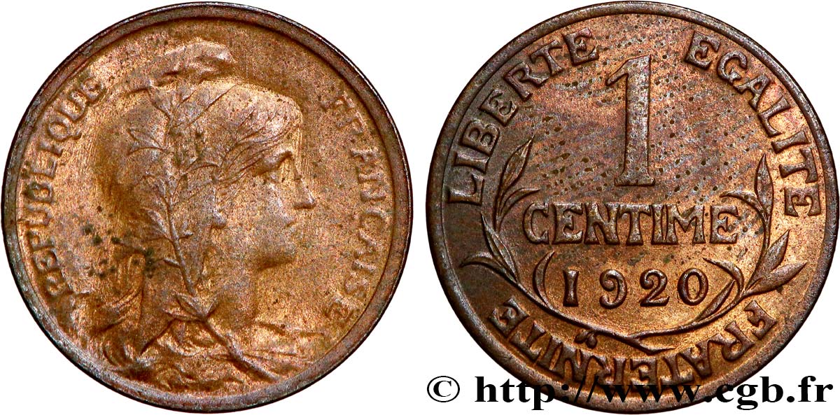 1 centime Daniel-Dupuis 1920  F.105/19 SUP62 