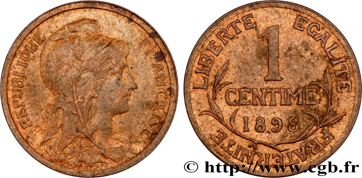 1 centime Daniel-Dupuis 1898 Paris F.105/1 SUP55 