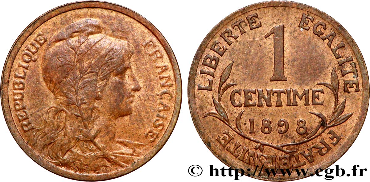 1 centime Daniel-Dupuis 1898 Paris F.105/1 AU58 