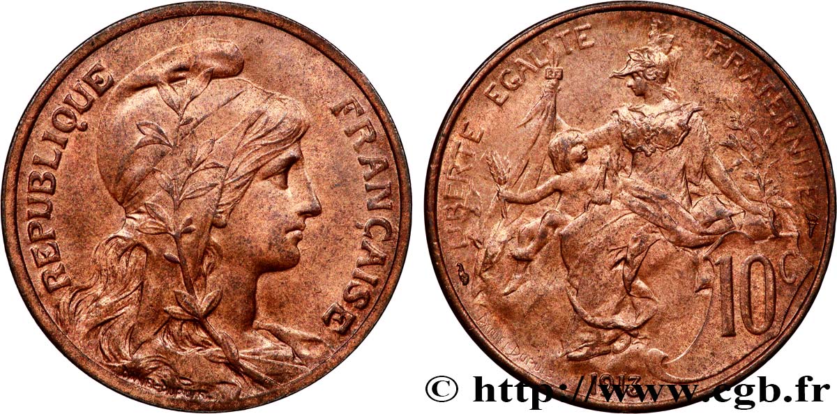 10 centimes Daniel-Dupuis 1913  F.136/22 fST64 