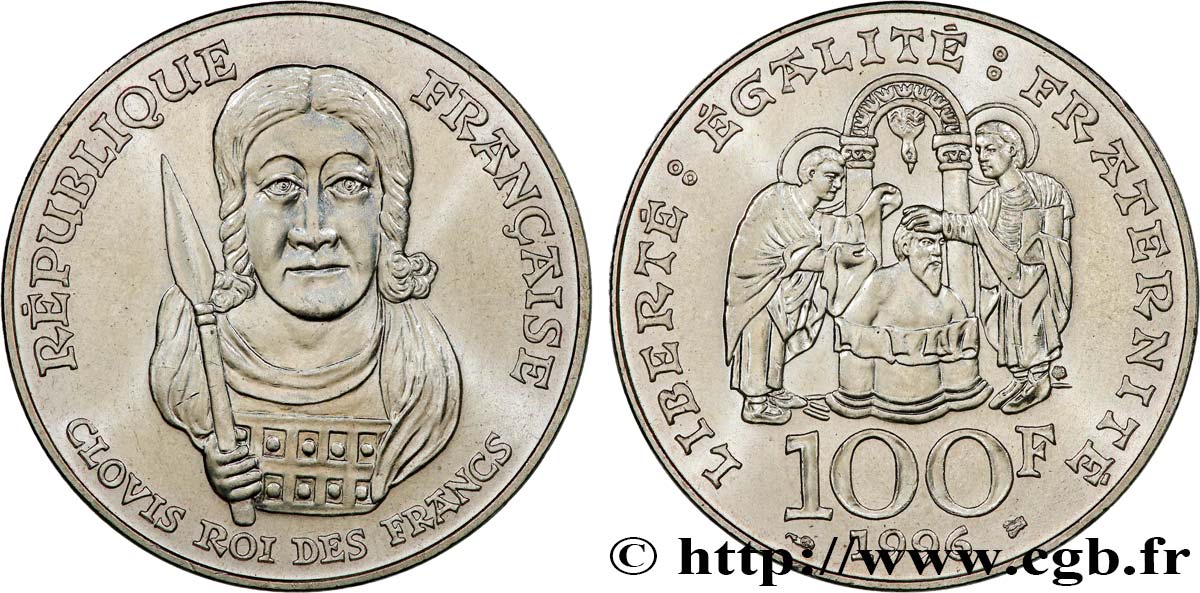 100 francs Clovis 1996  F.464/2 fST63 