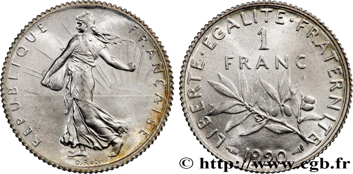 1 franc Semeuse 1920 Paris F.217/26 fST63 