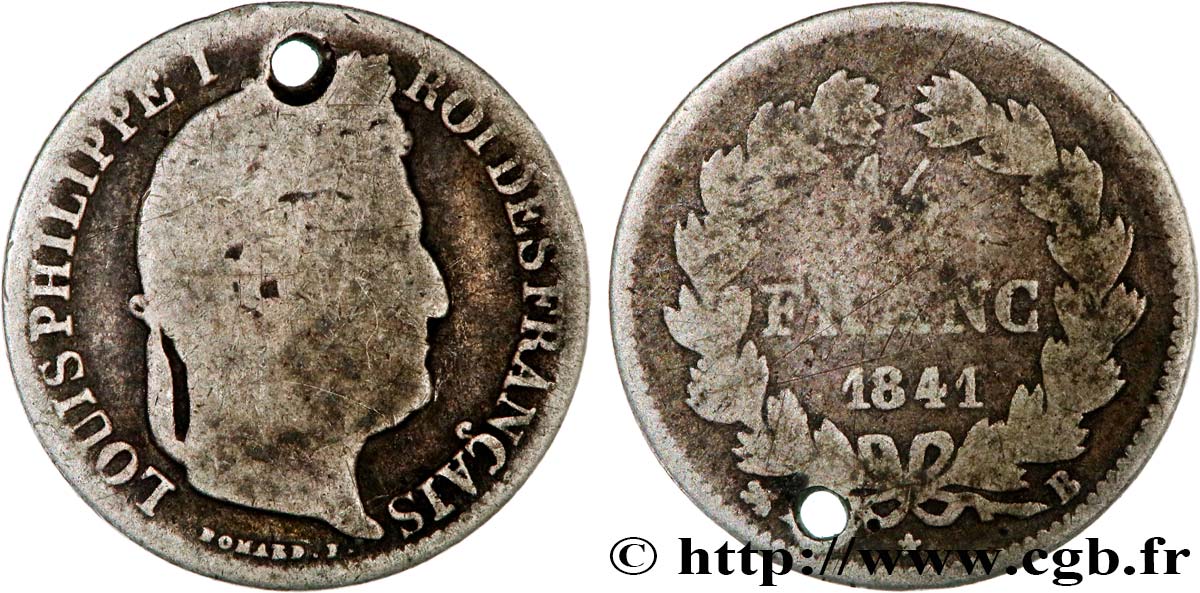 1/2 franc Louis-Philippe 1841 Rouen F.182/90 RC 