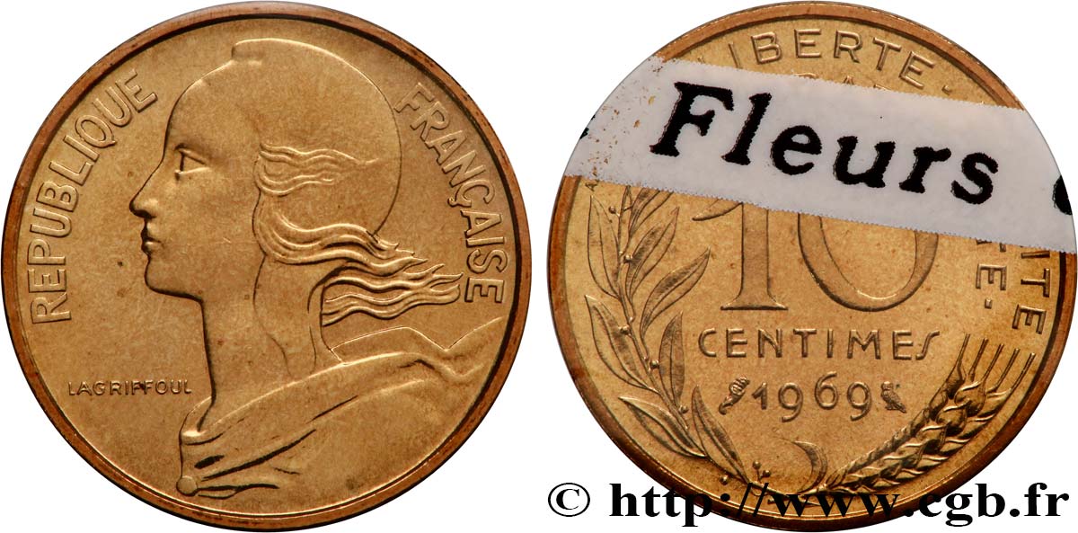 10 centimes Marianne 1969 Paris F.144/9 MS 