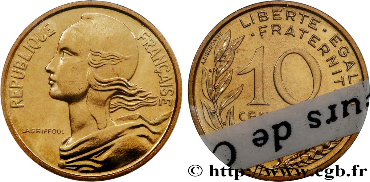 10 centimes Marianne 1970 Paris F.144/10 FDC 