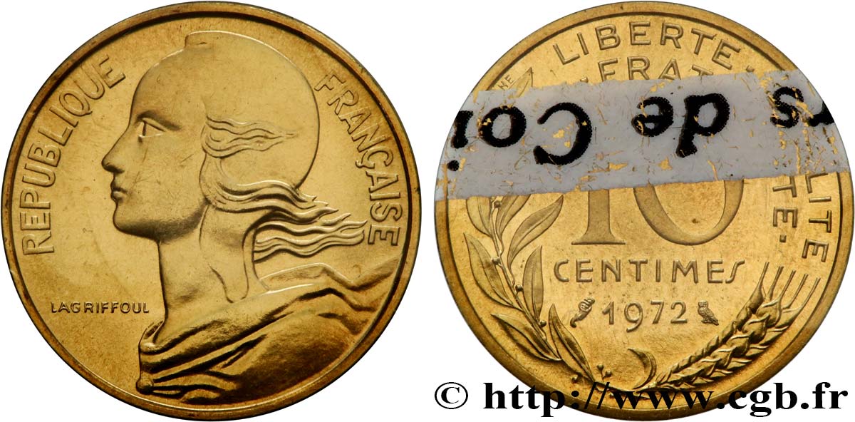 10 centimes Marianne 1972 Paris F.144/12 FDC 