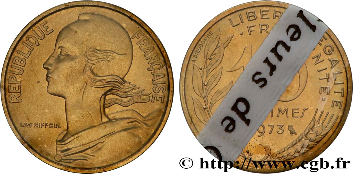 10 centimes Marianne 1973 Pessac F.144/13 MS 