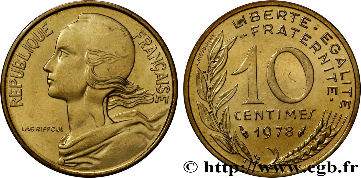 10 centimes Marianne 1978 Pessac F.144/18 MS 