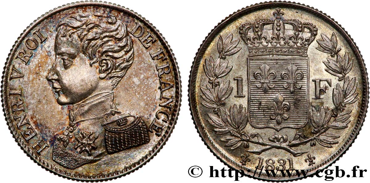 1 franc 1831  VG.2705  VZ+ 