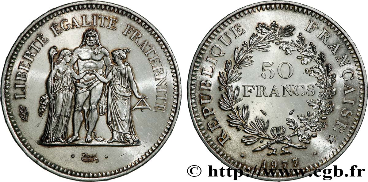 50 francs Hercule 1977  F.427/5 fST 