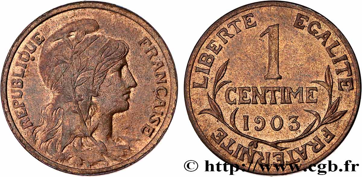 1 centime Daniel-Dupuis 1903 Paris F.105/8 MS 
