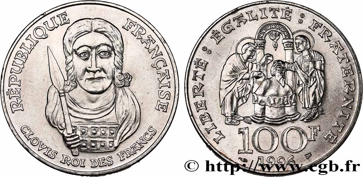 100 francs Clovis 1996  F.464/2 SUP+ 