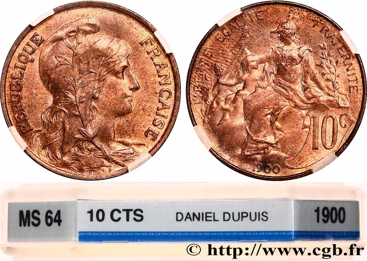 10 centimes Daniel-Dupuis 1900  F.136/8 SPL64 GENI