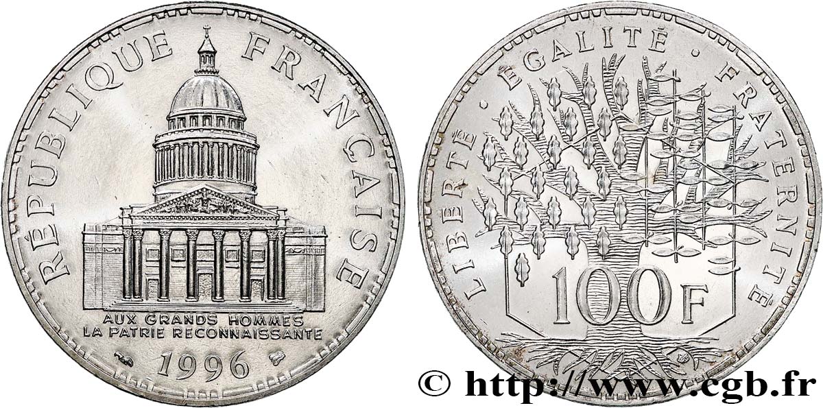 100 francs Panthéon 1996  F.451/18 SUP62 