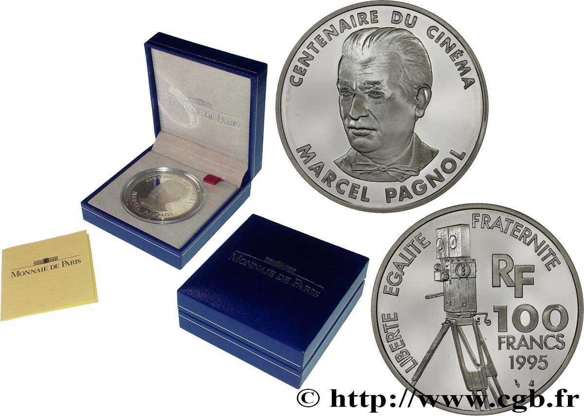 Belle Épreuve 100 francs - Marcel Pagnol 1995  F.1652 2 FDC 