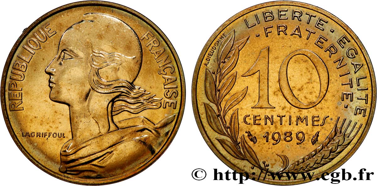 10 centimes Marianne 1989 Pessac F.144/29 FDC 