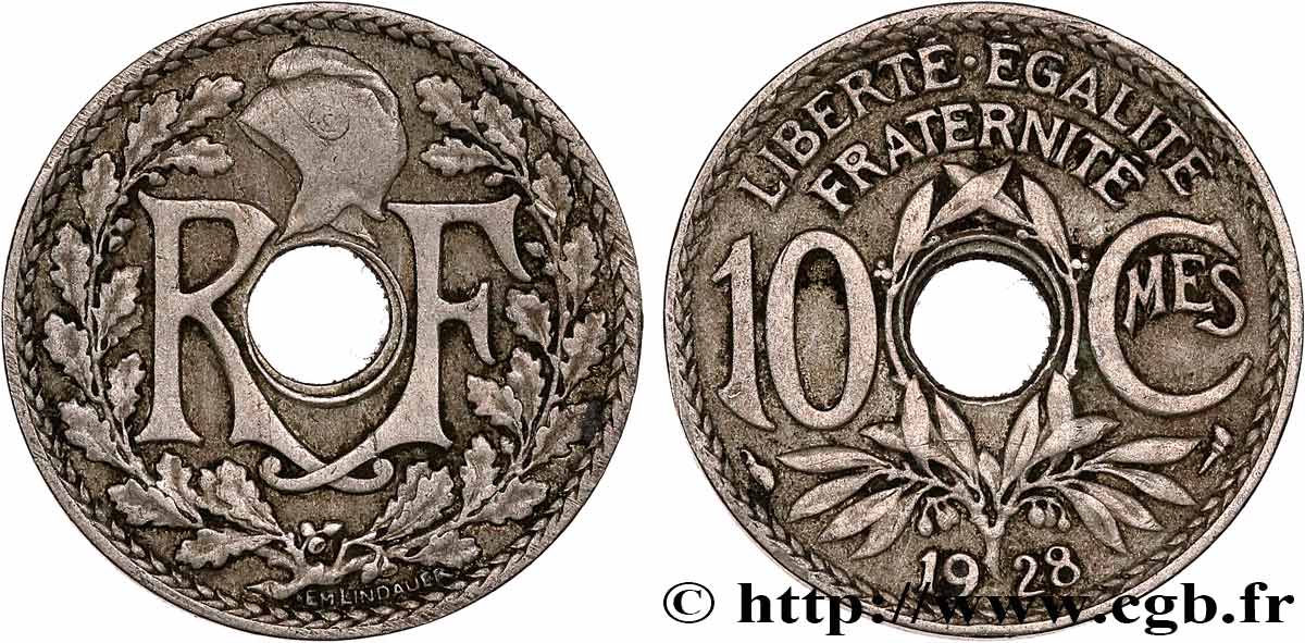 10 centimes Lindauer 1928  F.138/15 TB35 