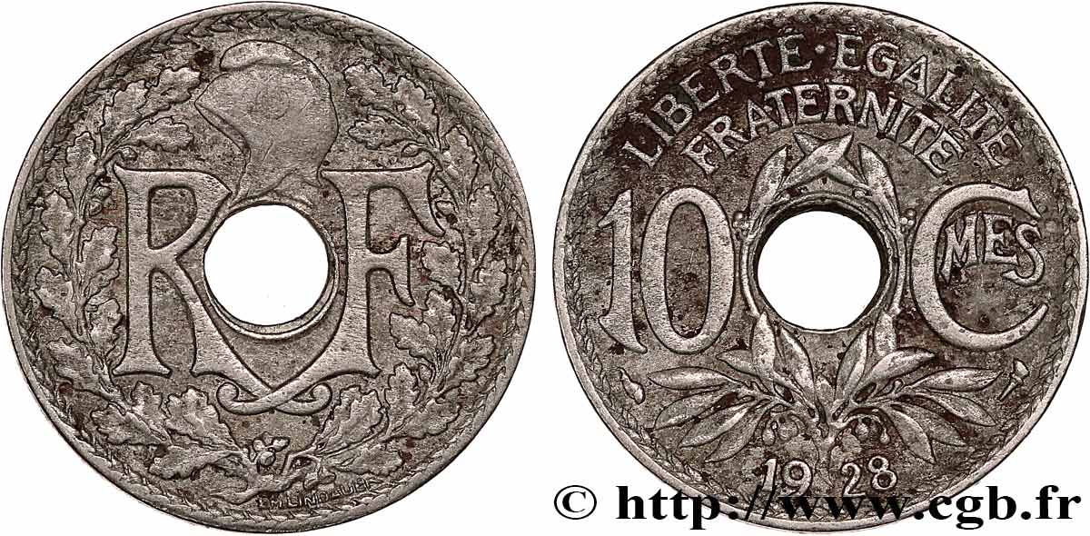 10 centimes Lindauer 1928  F.138/15 TB 