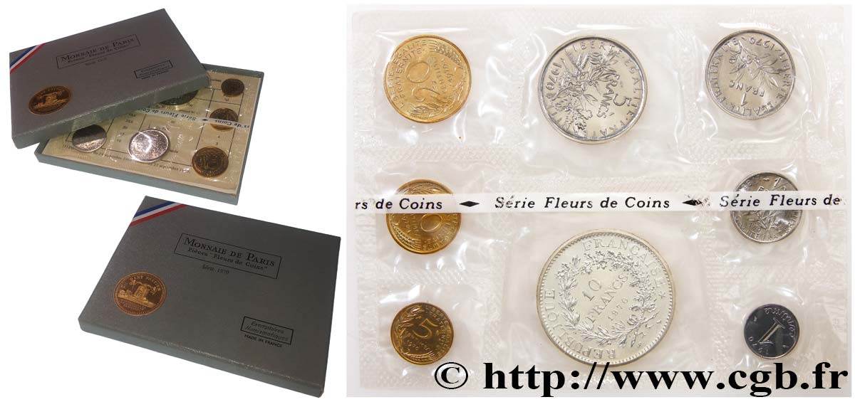 Boîte Fleur de Coins 1970 Paris F.5000/11 MS 