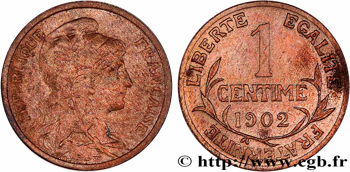 1 centime Daniel-Dupuis 1902 Paris F.105/7 AU 