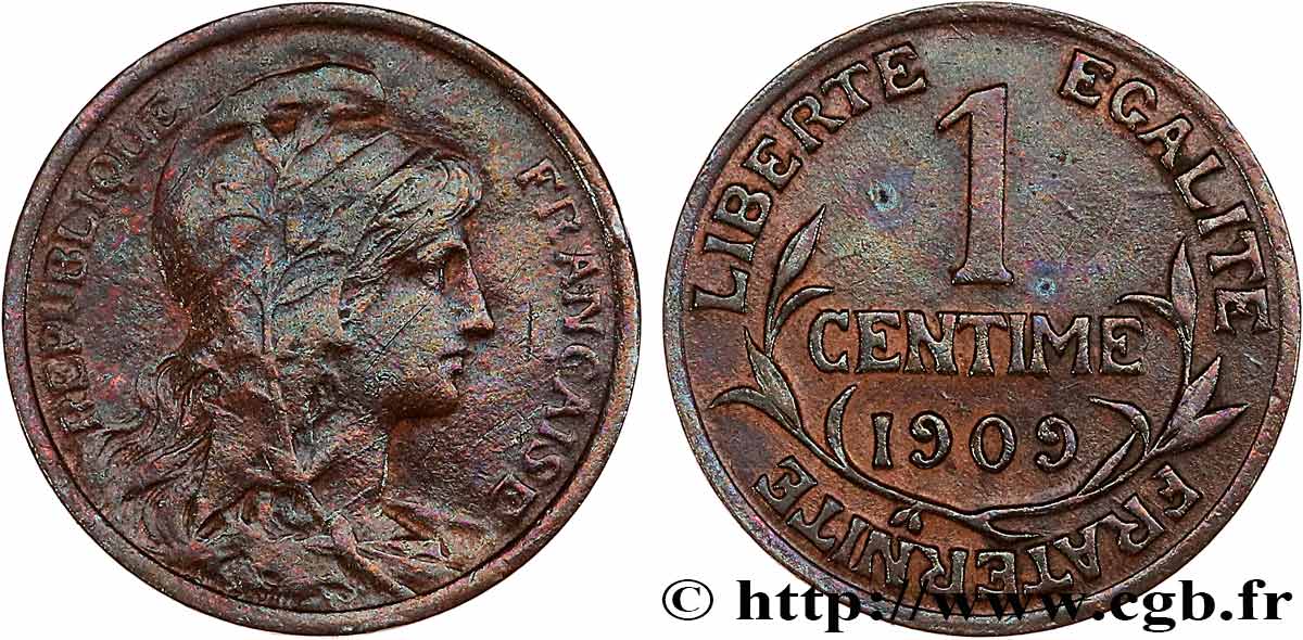 1 centime Daniel-Dupuis 1909 Paris F.105/11 BC 
