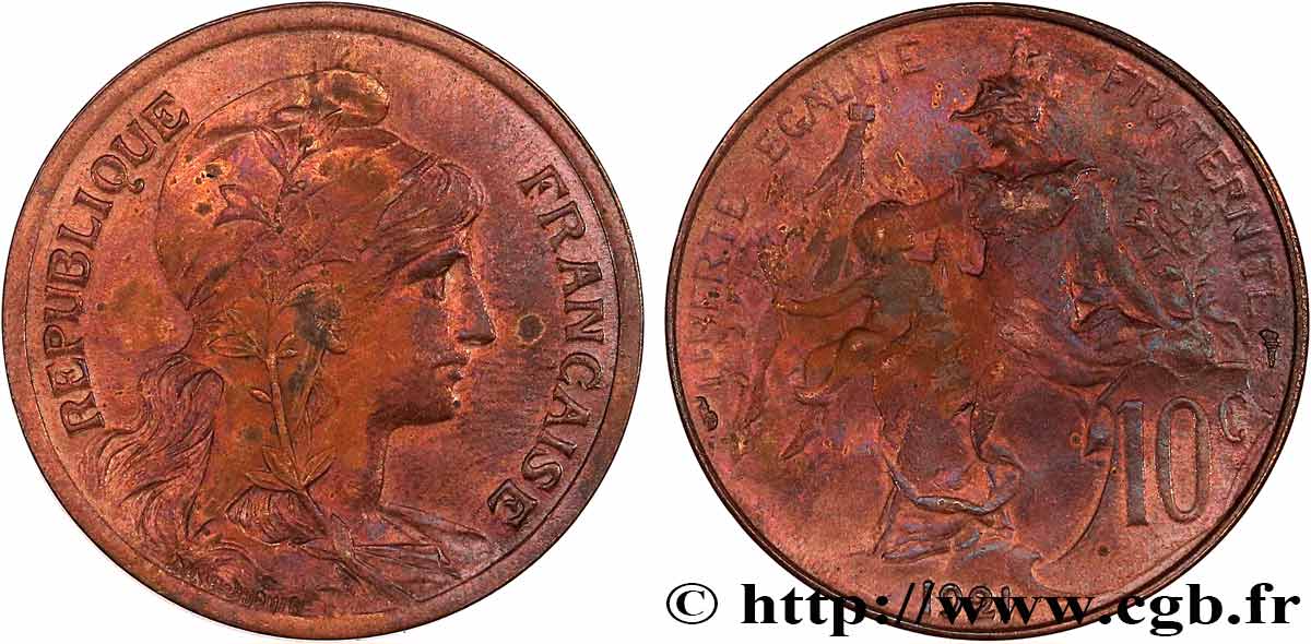 10 centimes Daniel-Dupuis 1921  F.136/30 XF 