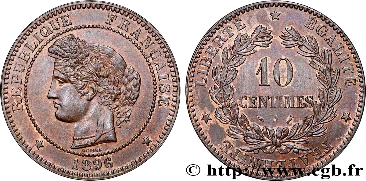 10 centimes Cérès 1896 Paris F.135/41 SC63 