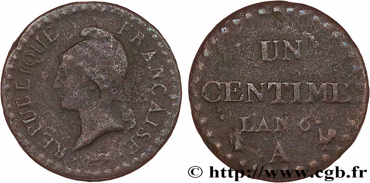 Un centime Dupré 1798 Paris F.100/8 SGE 