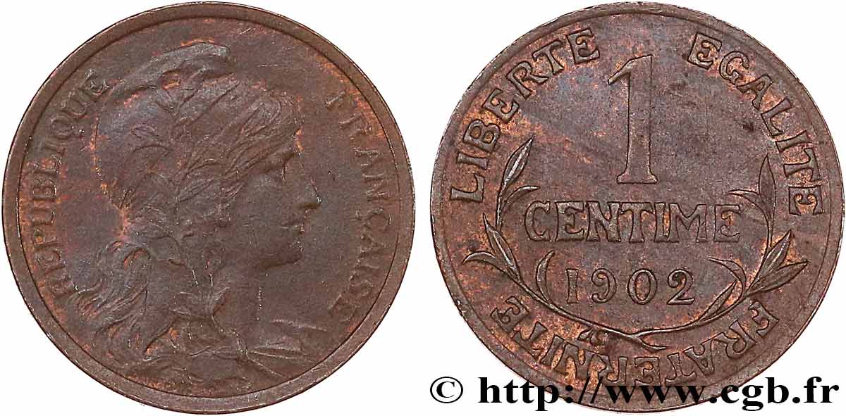 1 centime Daniel-Dupuis 1902 Paris F.105/7 SS50 
