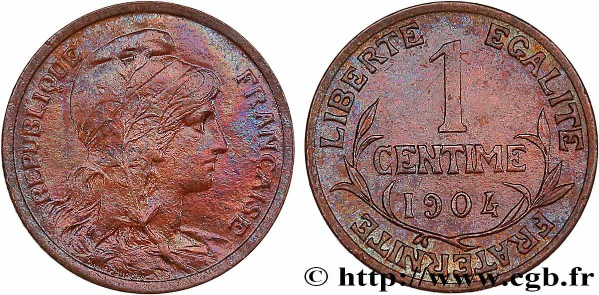 1 centime Daniel-Dupuis 1904 Paris F.105/9 q.SPL 