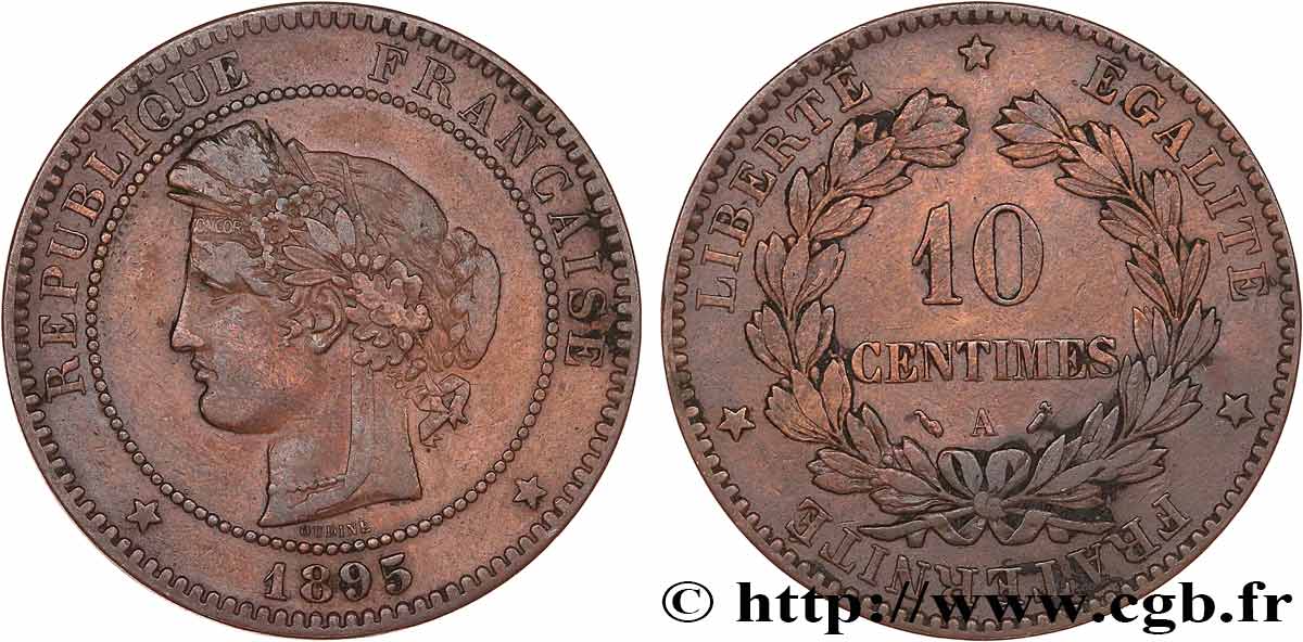 10 centimes Cérès 1895 Paris F.135/40 BC25 