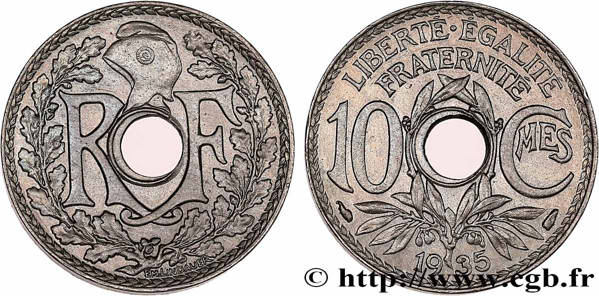 10 centimes Lindauer 1935  F.138/22 EBC 