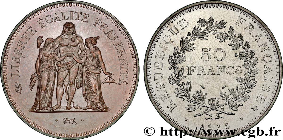50 francs Hercule 1975  F.427/3 MS 
