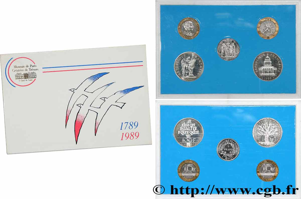 Boîte Fleur de Coins 1989  F.5000/47 FDC 