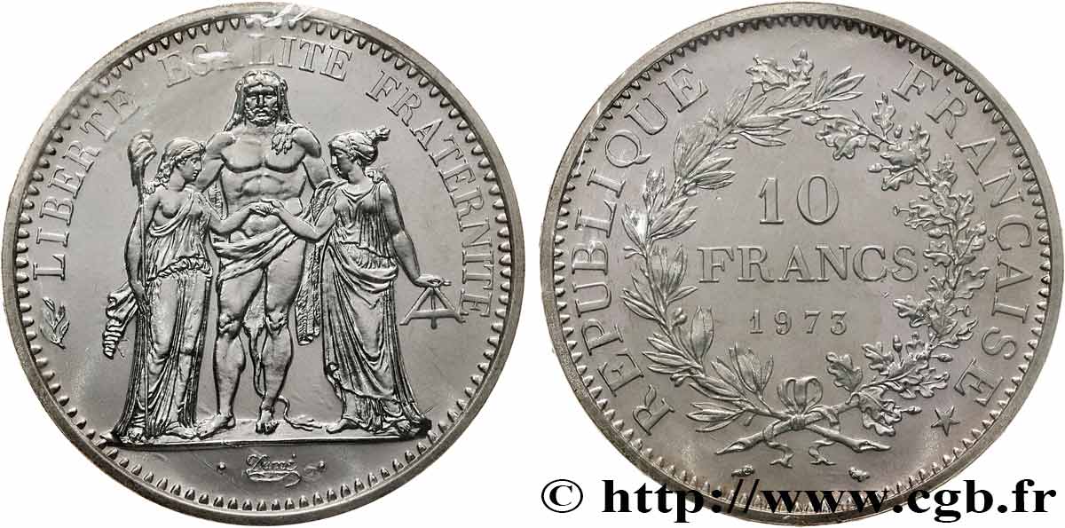10 francs Hercule 1973  F.364/12 MS 