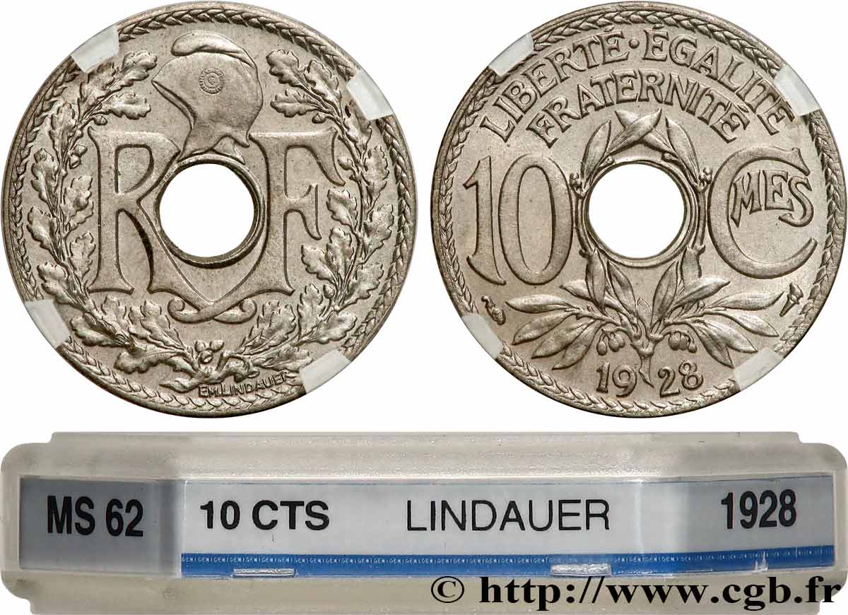 10 centimes Lindauer 1928  F.138/15 SUP62 GENI