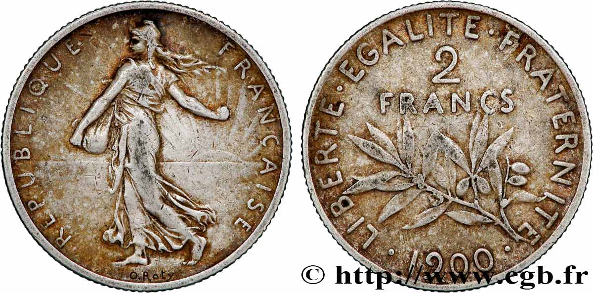 2 francs Semeuse 1900  F.266/4 TTB 