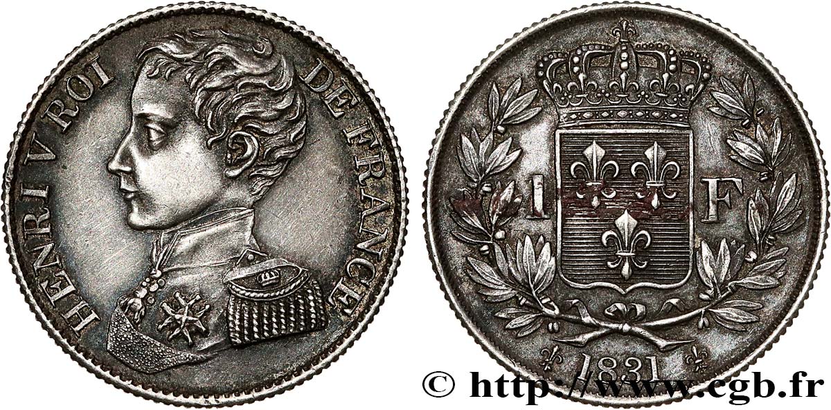 1 franc 1831  VG.2705  VZ 