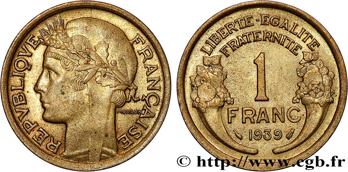 1 franc Morlon 1939 Paris F.219/10 SPL58 