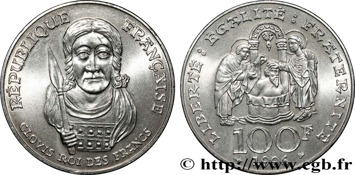 100 francs Clovis 1996  F.464/2 SUP+ 