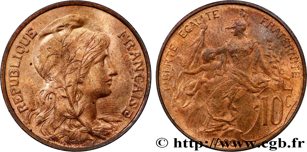 10 centimes Daniel-Dupuis 1900  F.136/8 MS64 