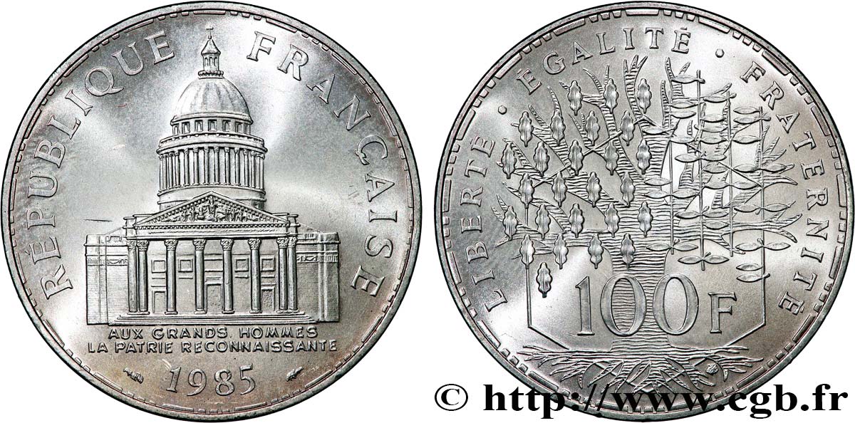 100 francs Panthéon 1985  F.451/5 fST64 