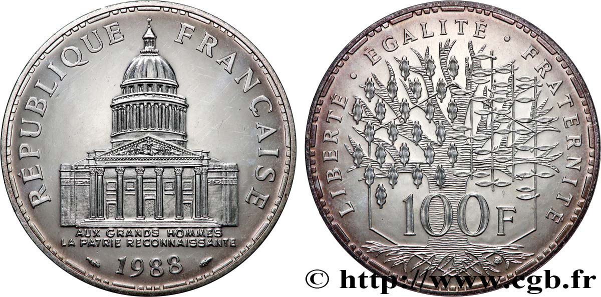 100 francs Panthéon 1988  F.451/8 MS 