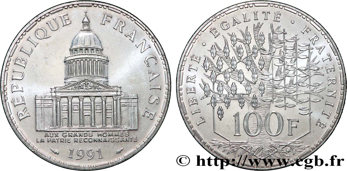 100 francs Panthéon 1991  F.451/11 VZ61 